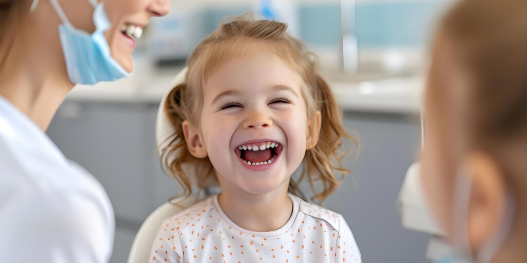 Patient consulting with a dentist during an initial dental appointment in Doha.